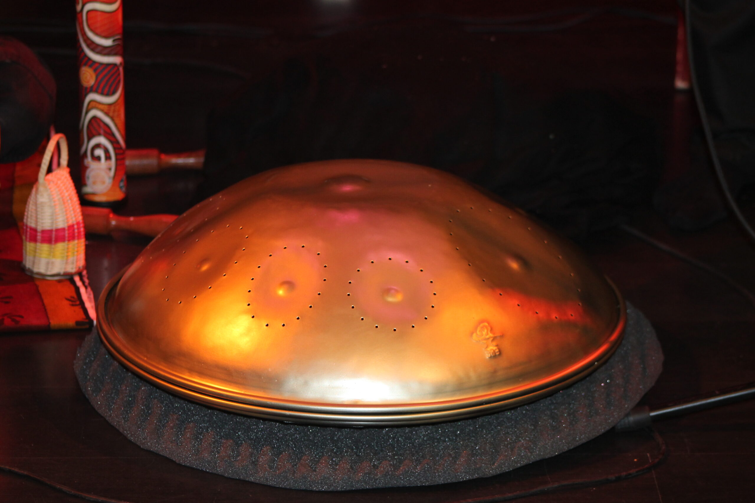 Meditatieve percussie door Rodger en Robert