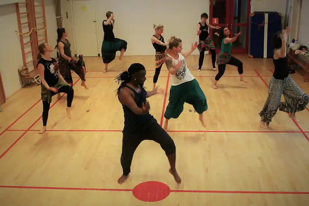 workshop afrikaans dansen met een groep in gouda